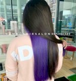 Nhuộm Tóc Ẩn Gáy Màu Tím Đẹp Giá Rẻ Hoài - Đức Nam Đỗ Hair Salon