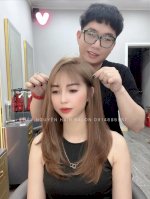 Tóc Uốn Sóng Lơi Ngang Vai Đẹp Nhẹ Nhàng Cho Nàng Mái Bay - Tiệp Nguyễn Hair Salon