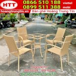 Bàn Ghế Nhựa Giả Mây Thanh Lý Giá Rẻ Sẵn Kho 300 Ghế Chất Lượng Chuẩn Xuất Khẩu