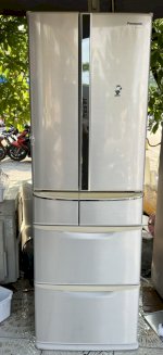 Tủ Lạnh Nội Địa Panasonic Nr-F434T 426L Econavi, Màu Champagne, Làm Đá Rơi Tự Động