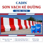 Tìm Mua Sơn Kẻ Vạch Giao Thông Cadin Màu Đỏ Giá Tốt