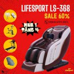 Lifesport 368 Máy Massage [Nhật Bản] Giảm Giá Sập Sàn Trên 1 Ghế Mát Xa Lifesport Ls-368 - Gọi: Nhận Ưu Đãi ( Mua 1 Tặng 4 )
