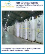 Bao Jumbo Cũ, Bao Jumbo Đựng 1 Tấn, Bao Jumbo Đựng Bùn