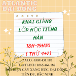Atlantic Đại Đồng Khai Giảng Lớp Học Tiếng Hàn