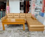 Thanh Lý Bộ Sofa Màu Vàng Đồng Đẹp Như Hình