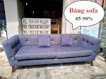 Thanh Lý Băng Sofa Vải Chân Gỗ Mới 90% Giá Rẻ