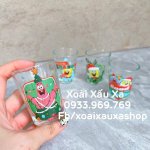 [Xoài Xấu Xa Shop] Set 4 Ly Thuỷ Tinh Hoạt Hình Spongebob