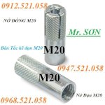 Tắc Kê Nở Đóng Nở Đạn M20 Hà Nội C.ty Bu Lông Thanh Sơn Cung Cấp Nở Đạn M Sắt Mạ Kẽm, Nở Đạn Inox 304 M16,Nối Ren Inox 304, Nối Ren Thép Mạ Kẽm M30,27,24,22,20,18,16,14,12,10,8,6, Thanh Ren, Bu Long Neo, Ê Cu Mũ M30,M27,M24