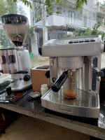 Máy Pha Cafe Espresso Cũ Giá Rẻ Welhome Kèm Máy Xay Cafe Chỉ 18.5Tr/Bộ.