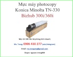 Mực Máy Photocopy Konica Bizhub 300I Giá Tốt Nhất