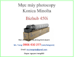 Mực Máy Photocopy Bizhub 450I Giá Tốt Nhất
