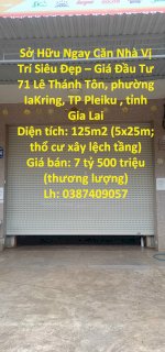 Sở Hữu Ngay Căn Nhà Vị Trí Siêu Đẹp – Giá Đầu Tư 71 Lê Thánh Tôn