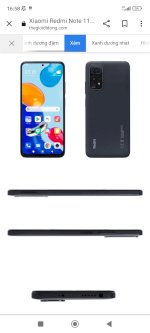 Xiaomi Redmi Note 11S Máy Mới Mua Đc Hơn 3 Tháng.ram8 128Gh.ko Dùng Đến