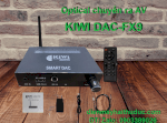 Bộ Chuyển Kiwi Dac-Fx9 Đổi Âm Thanh Smart Tv Ra Amply Loa