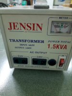 Thanh Lý Biến Áp Jensin 220V Sang 110V