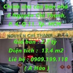 Chính Chủ Cần Bán Nhà Ở Nguyễn Chí Thanh, Phường 4, Quận 11, Tp Hồ Chí Minh