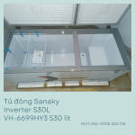 Tủ Đông Sanaky Inverter 530L Vh-6699Hy3 530 Lít, Hàng Mới 100%