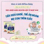 Men Vi Sinh Bifina Baby Cho Trẻ Từ O Tháng Tuổi