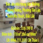 Bán Căn Nhà Trung Tâm Thành Phố Buôn Ma Thuột, Đắk Lắk