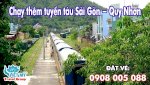 Chạy Thêm Tuyến Tàu Sài Gòn Quy Nhơn Từ Tháng 5