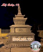Thiết Kế Xây Mẫu Mộ Tháp Phật Giáo Bằng Đá Nguyên Khối Năm 2023