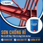 Cung Cấp Sơn Chống Rỉ Cadin Màu Đỏ Cho Kết Cấu Sắt Thép Giá Tốt