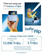 Galaxy Z Flip4 5G Giá Sale Tại Tablet Tân Bình