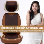 Ghế Massage Mini Chính Hãng Hàn Quốc Với 30 Bi Hồng Ngoại Dọc Theo Huyệt Đạo Cơ Thể