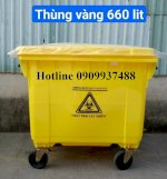 Xe Đẩy Rác Thải 1000 Lit Nhựa Hdpe