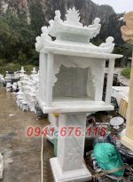 Bắc Giang 003 Bàn Thờ Ông Thiên Địa Thần Tài Bằng Đá Đẹp Cây Hương Am