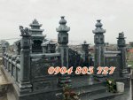 Mẫu Lăng Mộ Đá Xanh Rêu Đẹp Lắp Đặt Tại Bạc Liêu