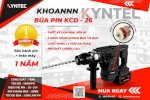 Chỉ Từ 1.5Xx - Khoan Búa Pin Kyntec Chính Hãng - Bảo Hành 1 Năm