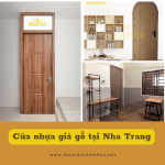 Cửa Nhưa Giả Gỗ Tại Nha Trang | Mẫu Cửa Đẹp