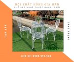 Bàn Ghế Sắt Nghệ Thuật Giá Xưởng Hồng Gia Hân B627