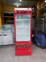 Tủ Mát 2 Cửa Kính Hiệu Coca Cola 700L Nhập Khẩu Thái Lan Mới 95%