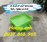 Sọt Nhựa Đựng Rau Củ, Sóng Nhựa Bầy Hàng Siêu Thị, Sóng Nhựa Cao 10Cm