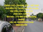 Chính Chủ Cần Bán Gấp - Đất Đẹp - Giá Đầu Tư Tại Thị Trấn Me, Gia Viễn