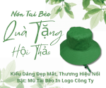 Kiểu Dáng Đẹp Mắt, Thương Hiệu Nổi Bật: Mũ Tai Bèo In Logo Công Ty