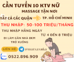 Tuyển Dụng 100 Nhân Viên Nữ Massage Tại Nhà Tp.hồ Chí Minh