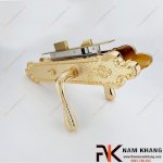 Khóa Cửa Đi Mạ Màu Vàng 24K Nk341L-24K