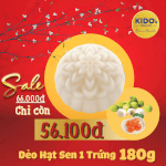 Các Loại Bánh Trung Thu Kido Vị Ngon Việt Nam Dẻo Hạt Sen 180G