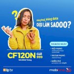 Ưu Đãi 10Gb, Free Gọi, Tiện Ích Khi Đăng Ký Gói Cf120N Mobifone