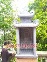 103 Long An Mẫu Am Thờ Ngoài Trời Có Mái Che Bằng Đá Đẹp - Mẫu Miếu Thờ Sơn Thần Thần Linh