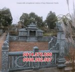 063 Mẫu Mộ Đá Thờ Giá Rẻ Bán Trà Vinh, Tường Bao Hàng Rào Cổng