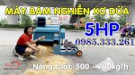 Máy Băm Nghiền Xơ Dừa Công Suất 700Kg/Giờ