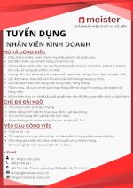 Tuyển Nvkd Biết Dùng Phần Mềm Thiết Kế Đi Làm Ngay