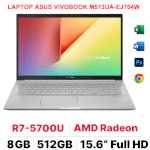 Laptop Asus Vivobook M513Ua-Ej704W R7-5700U Ram 8Gb Ssd 512Gb Màn Hình 15.6 Inch Fhd New 100% Fullbox