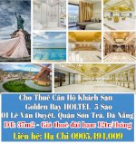 Cho Thuê Căn Hộ Khách Sạn Golden Bay Hotel 5 Sao