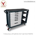 Tủ Đựng Đồ Nghề Sửa Chữa 7 Ngăn Cao Cấp Chống Lật Model: Tcbh0703 Thương Hiệu - Xuất Xứ: Toptul - Taiwan