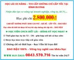 Học Lái Xe Nâng, Thi Cấp Chứng Chỉ Tại Bình Dương